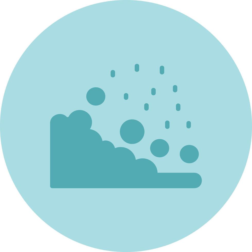 Landslide Vector Icon Design