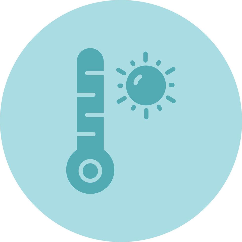 High Temperature Vector Icon Design