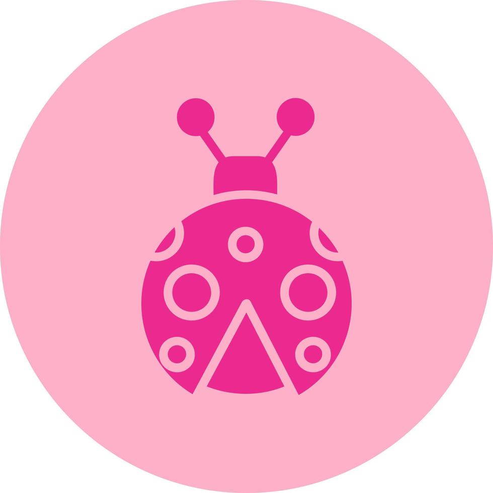 Ladybug Vector Icon Design