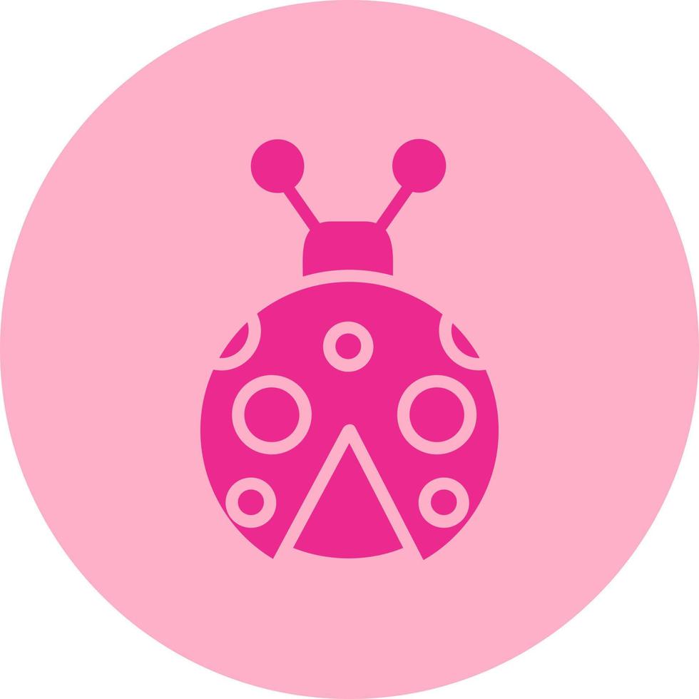 Ladybug Vector Icon Design