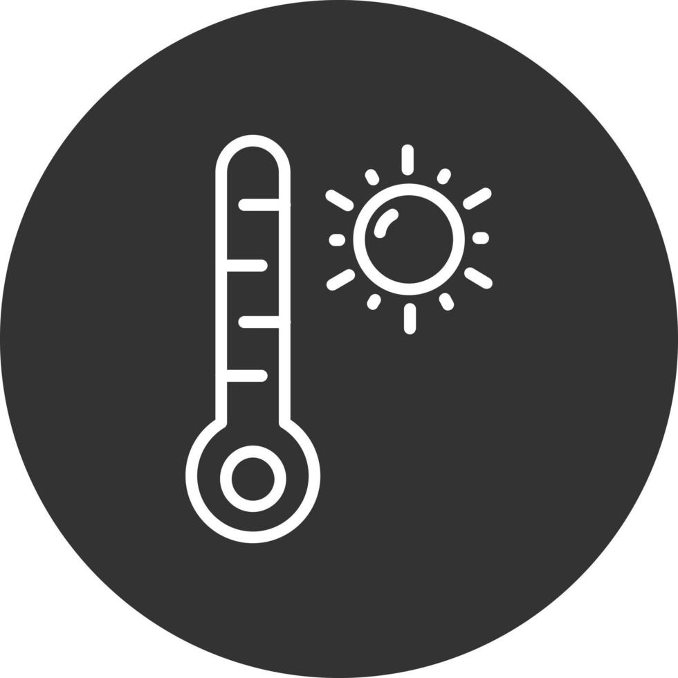 High Temperature Vector Icon Design