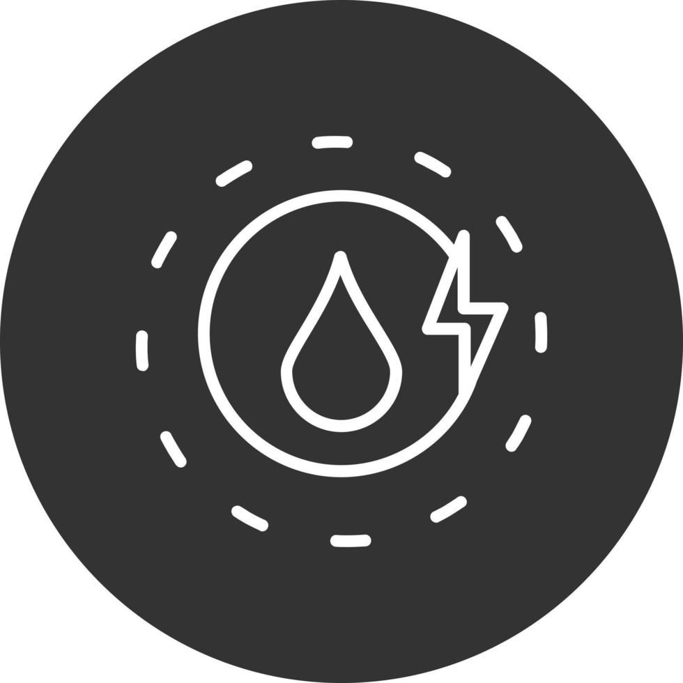 Hydro Power Vector Icon Design