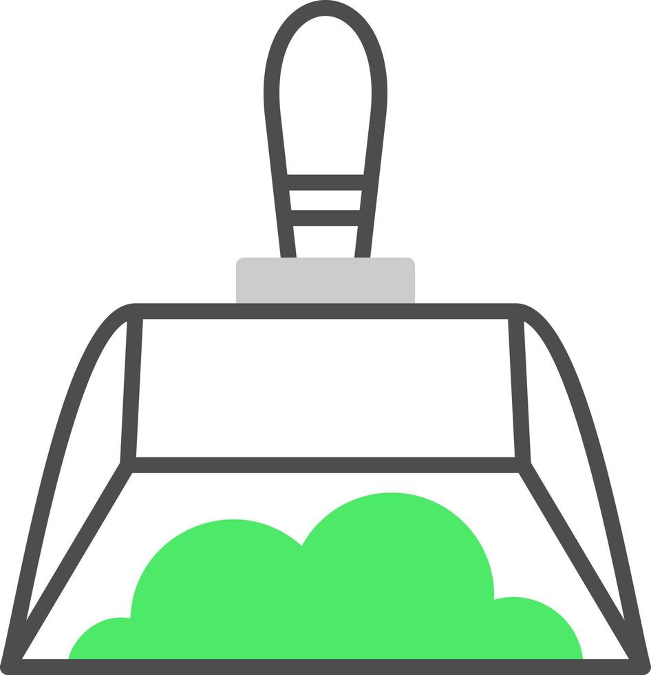 Dust Pan Creative Icon Design vector