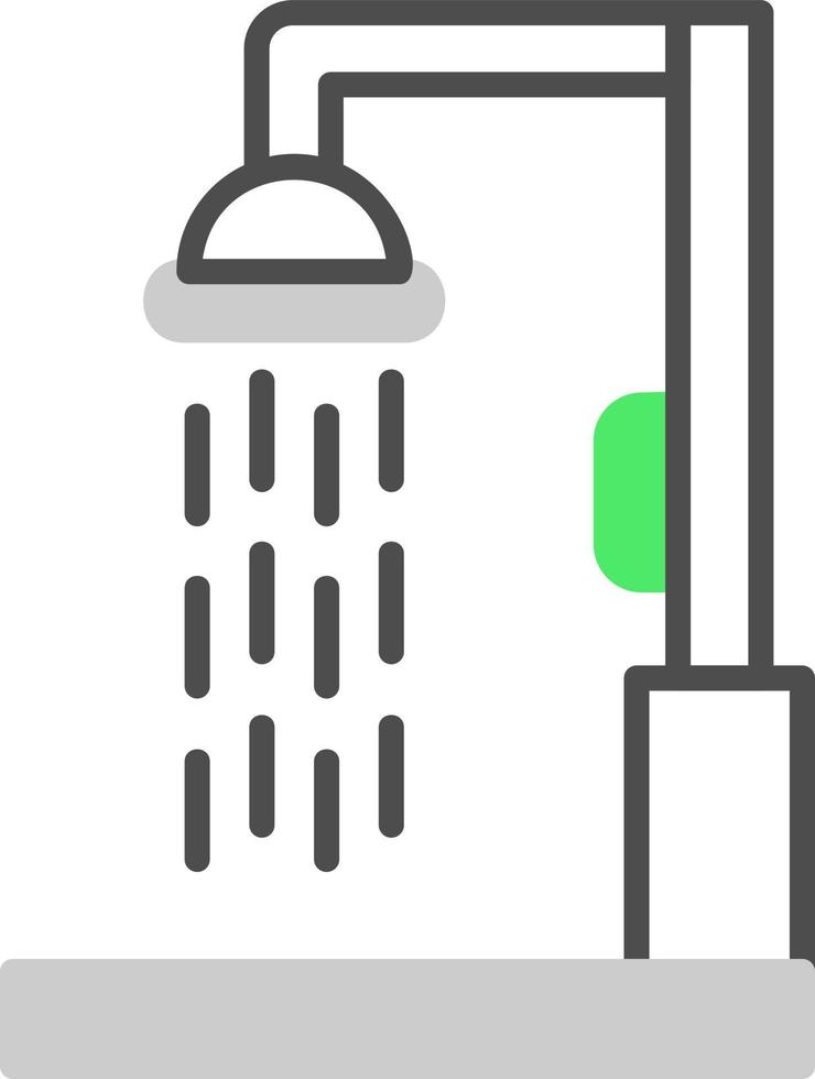 Shower Creative Icon Design vector