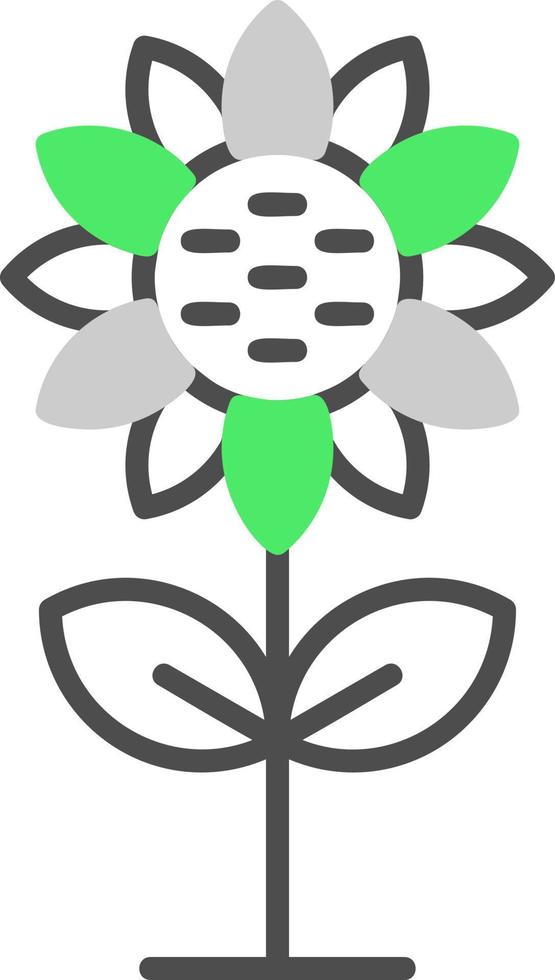 diseño de icono creativo de girasol vector