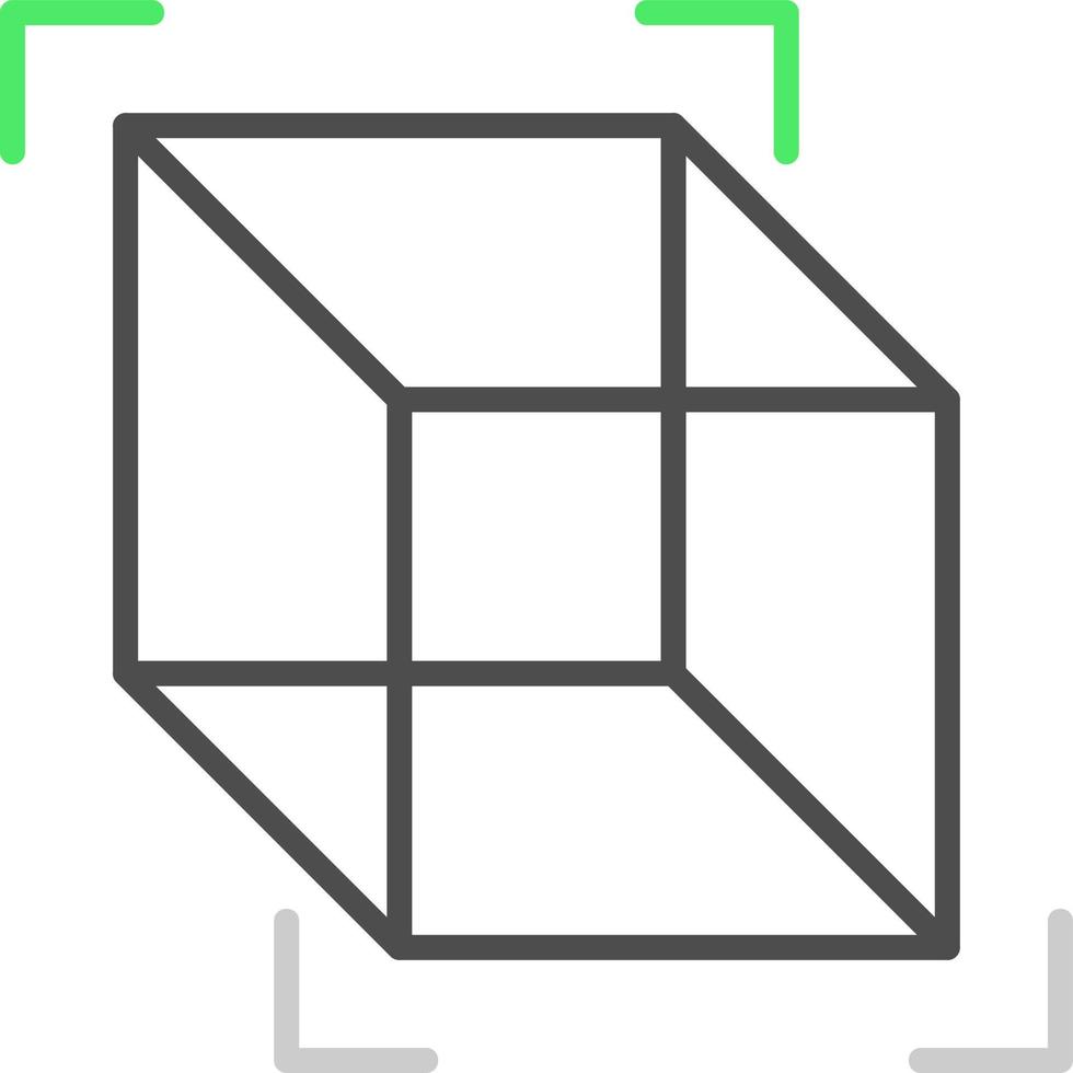 3d Cube Creative Icon Design vector