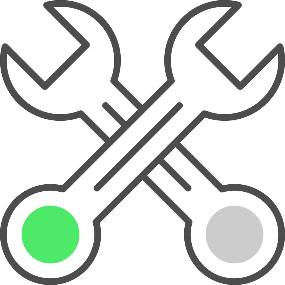 Key Mechanic Creative Icon Design vector