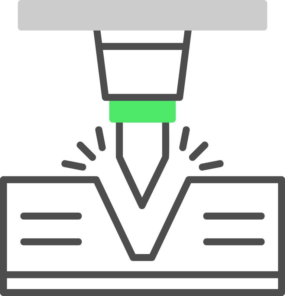 Bending Creative Icon Design vector