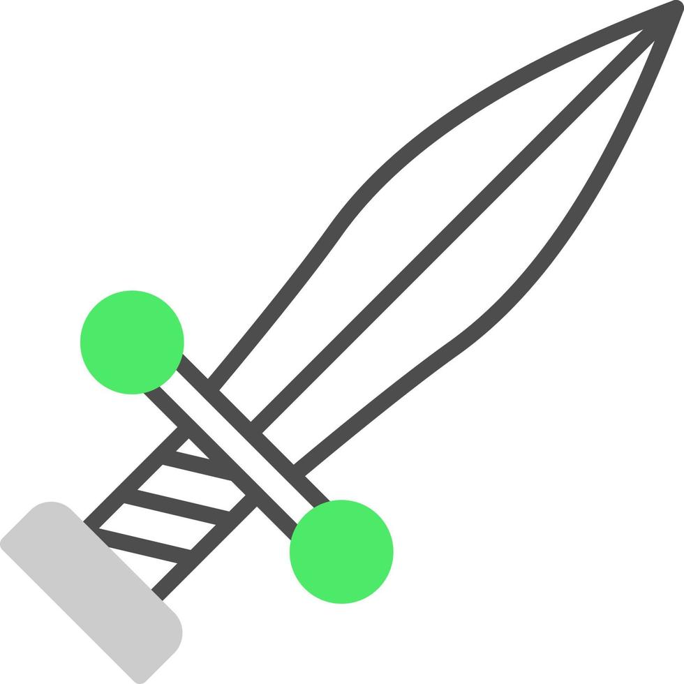 diseño de icono creativo de espada vector