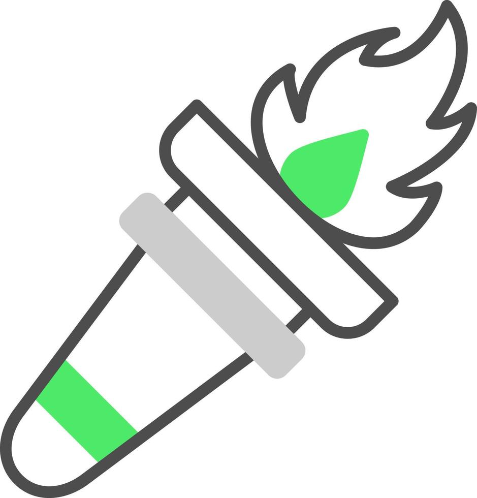 Torch Creative Icon Design vector