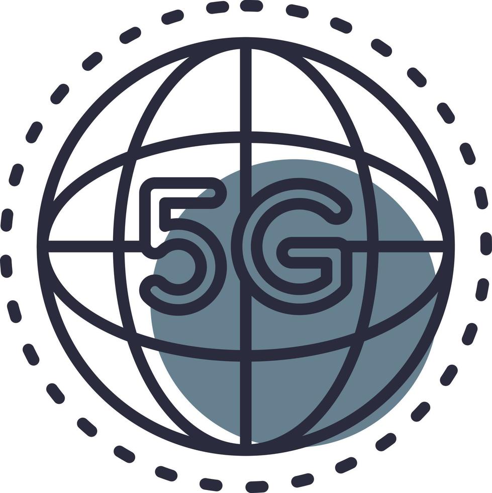 5g Creative Icon Design vector
