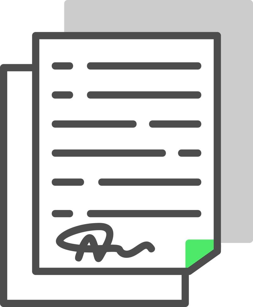 diseño de icono creativo de documentos vector