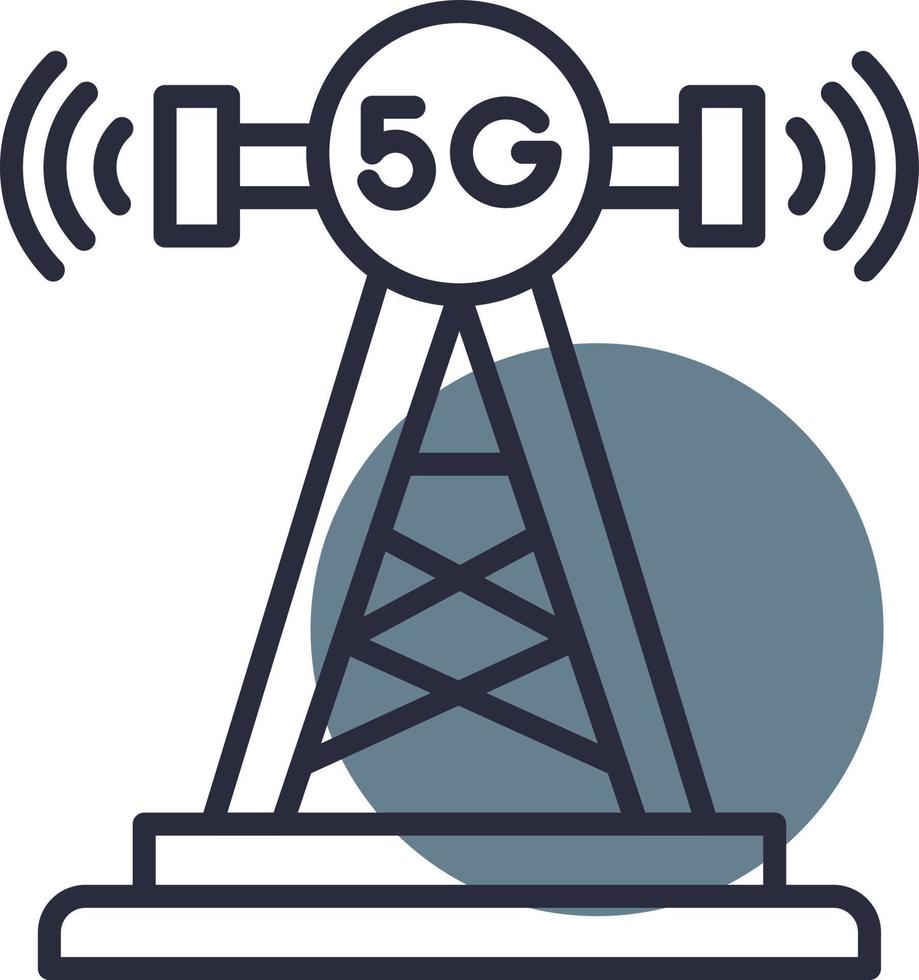 Antenna Creative Icon Design vector