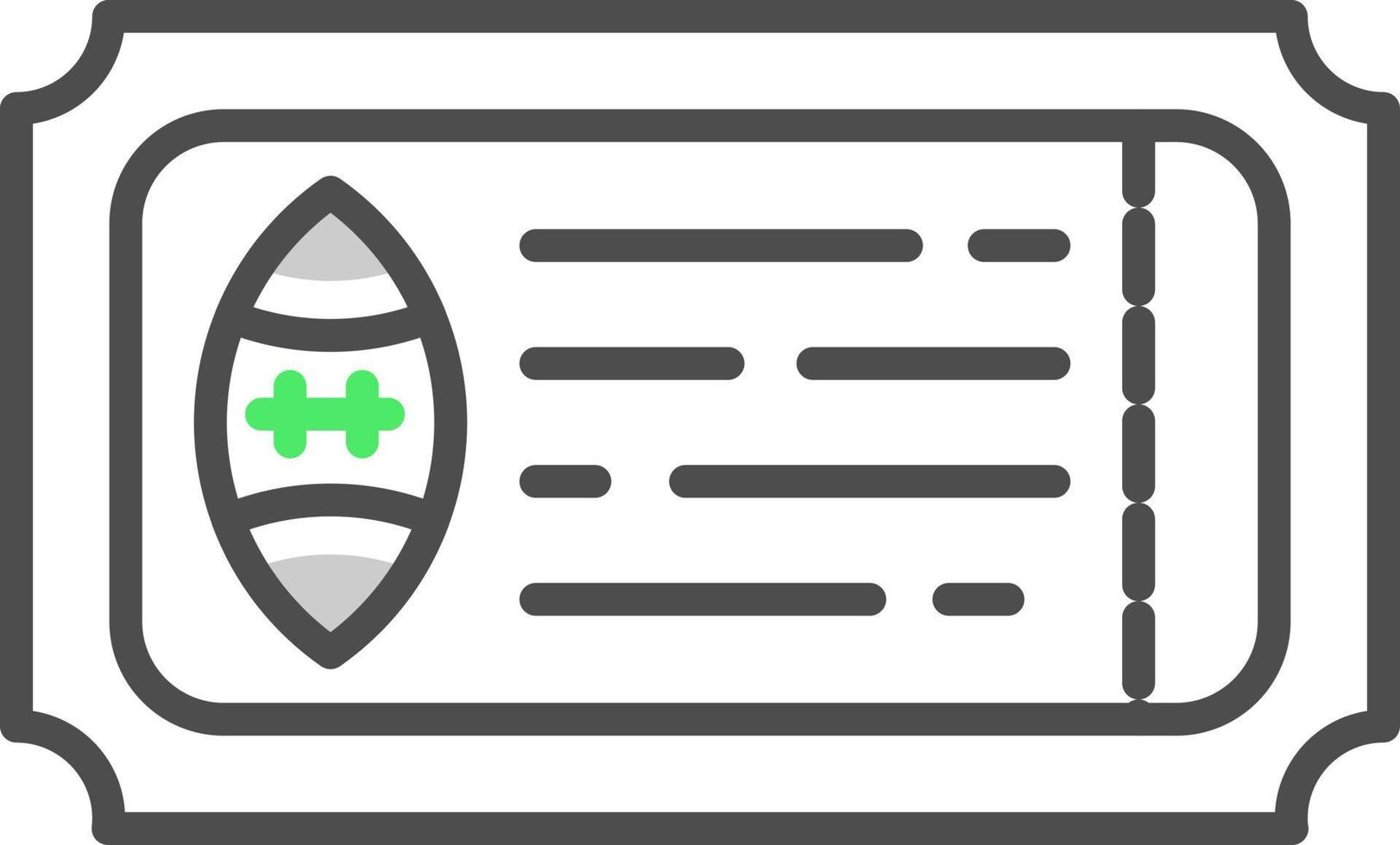 Ticket Creative Icon Design vector