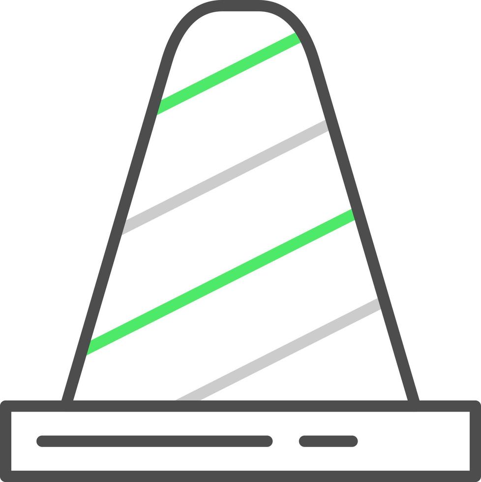 Cone Creative Icon Design vector