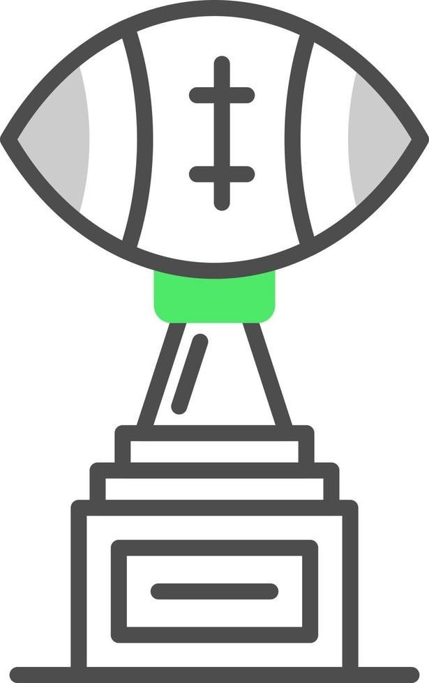 Trophy Creative Icon Design vector