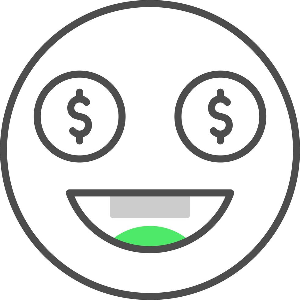 Greedy Creative Icon Design vector