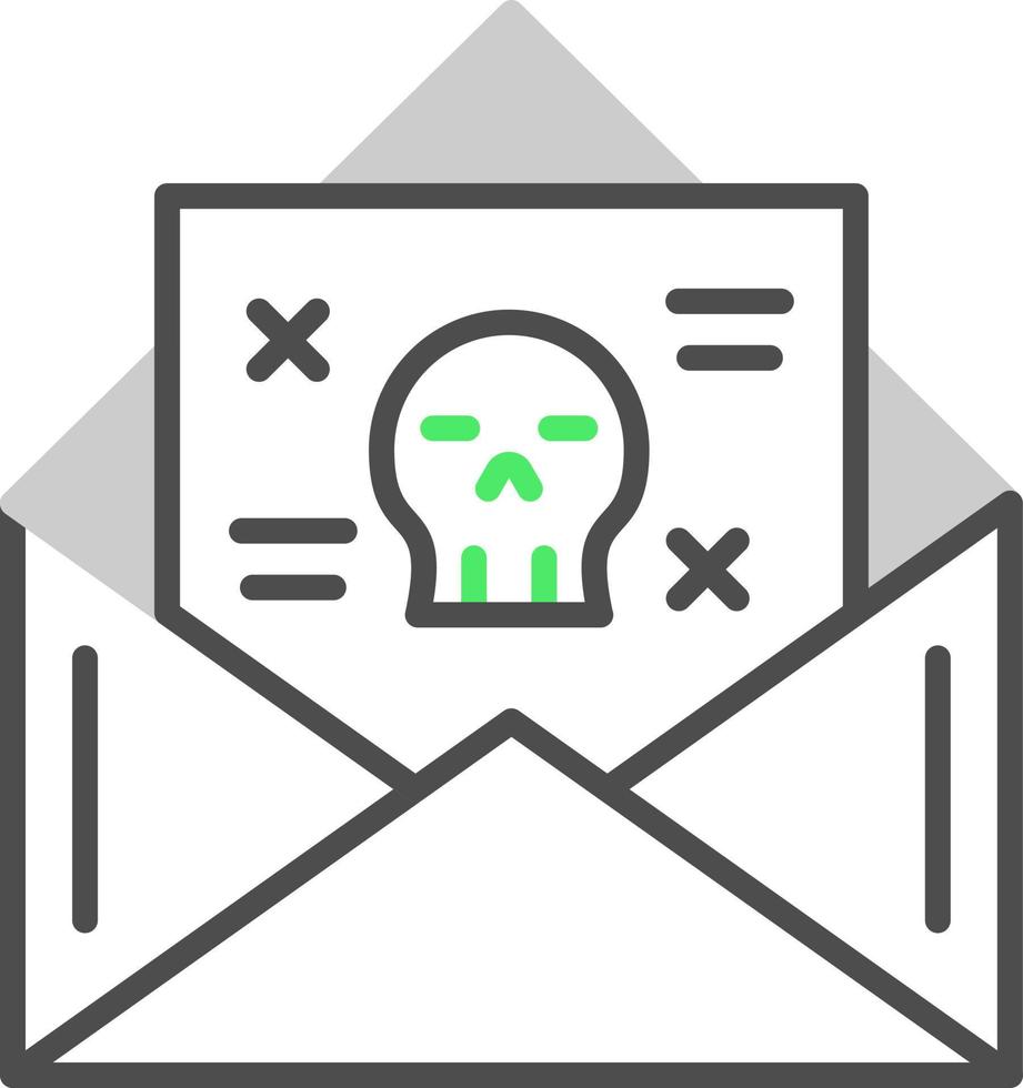 Blackmail Creative Icon Design vector