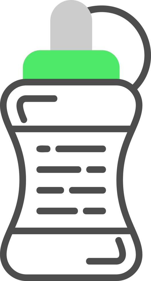 Water Bottle Creative Icon Design vector