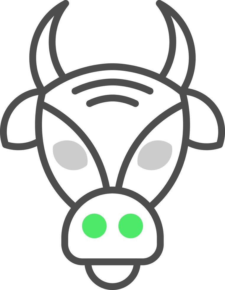 Cow Creative Icon Design vector