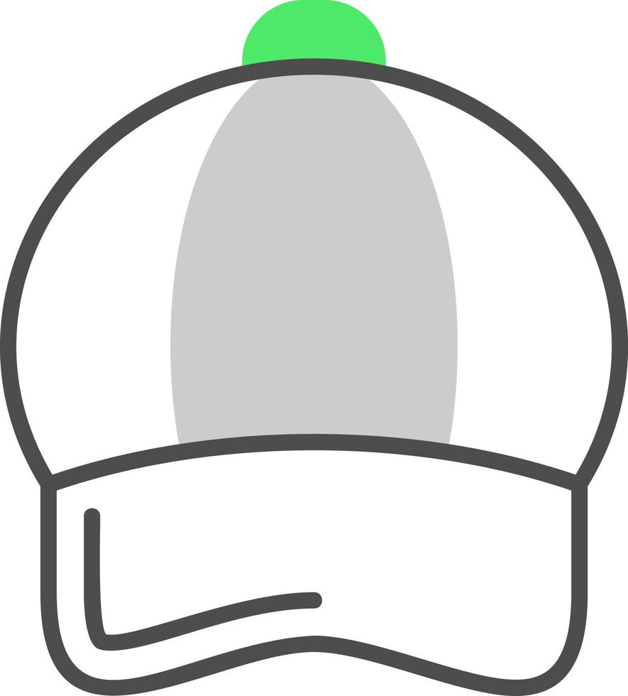 diseño de icono creativo de gorra vector