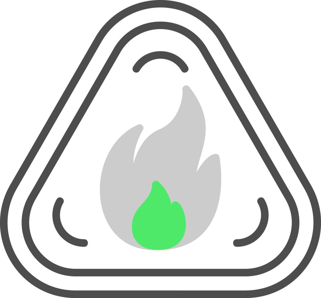 Flame Creative Icon Design vector