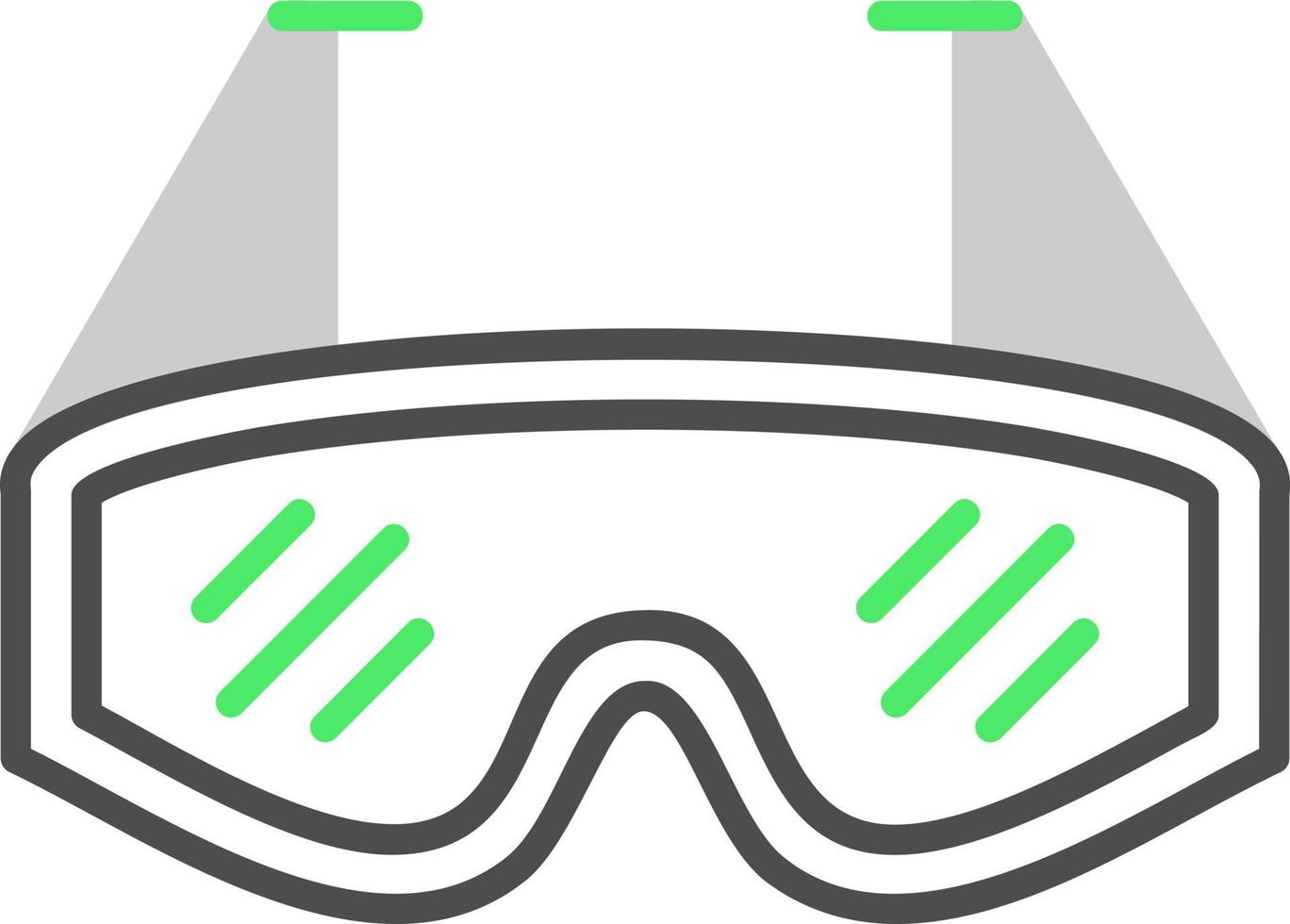 Lab Glasses Creative Icon Design vector
