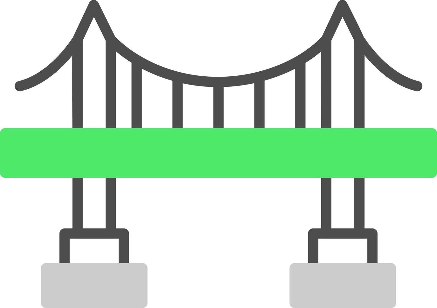 Bridge Creative Icon Design vector