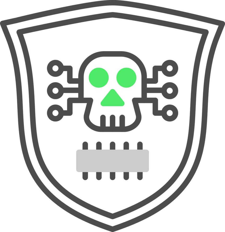 Malware Creative Icon Design vector
