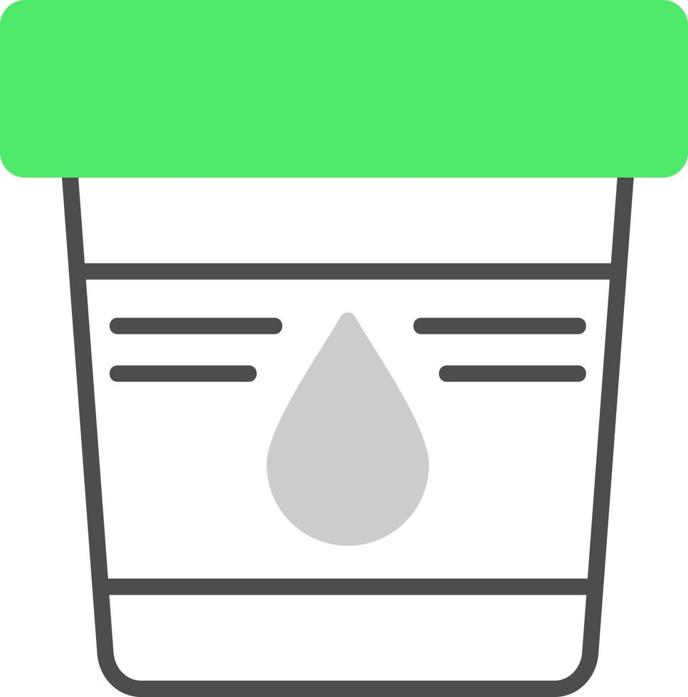 Urine Sample Creative Icon Design vector