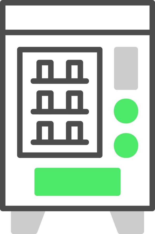 Vending Machine Creative Icon Design vector