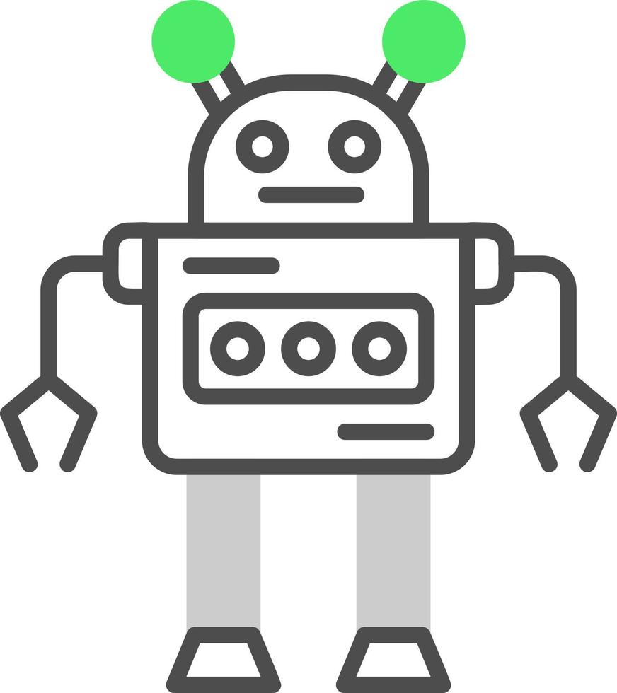 Robot Creative Icon Design vector