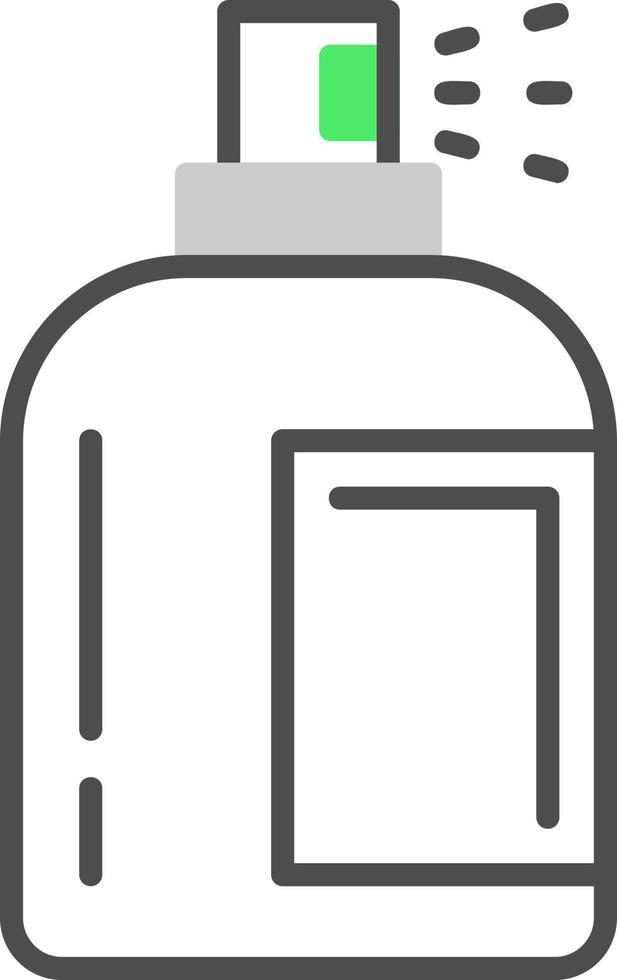 Spray Bottle Creative Icon Design vector