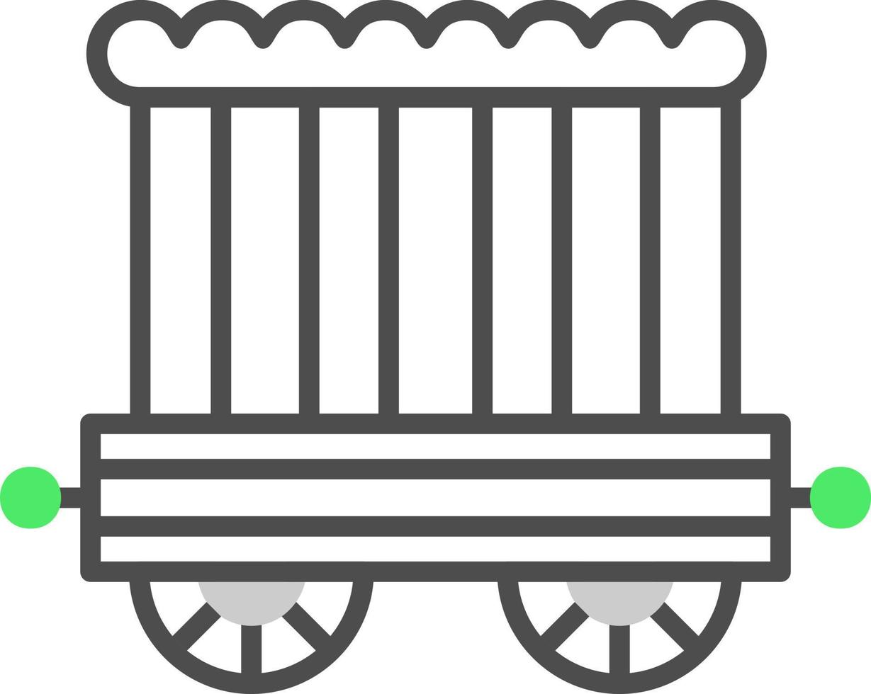 Circus Carriage Creative Icon Design vector