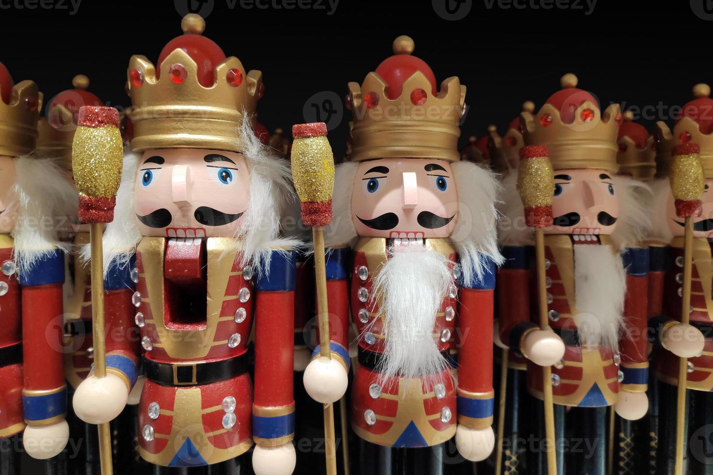 Nutcracker toys on a retail display photo