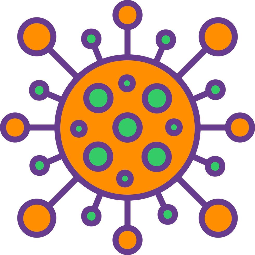 Virus Creative Icon Design vector