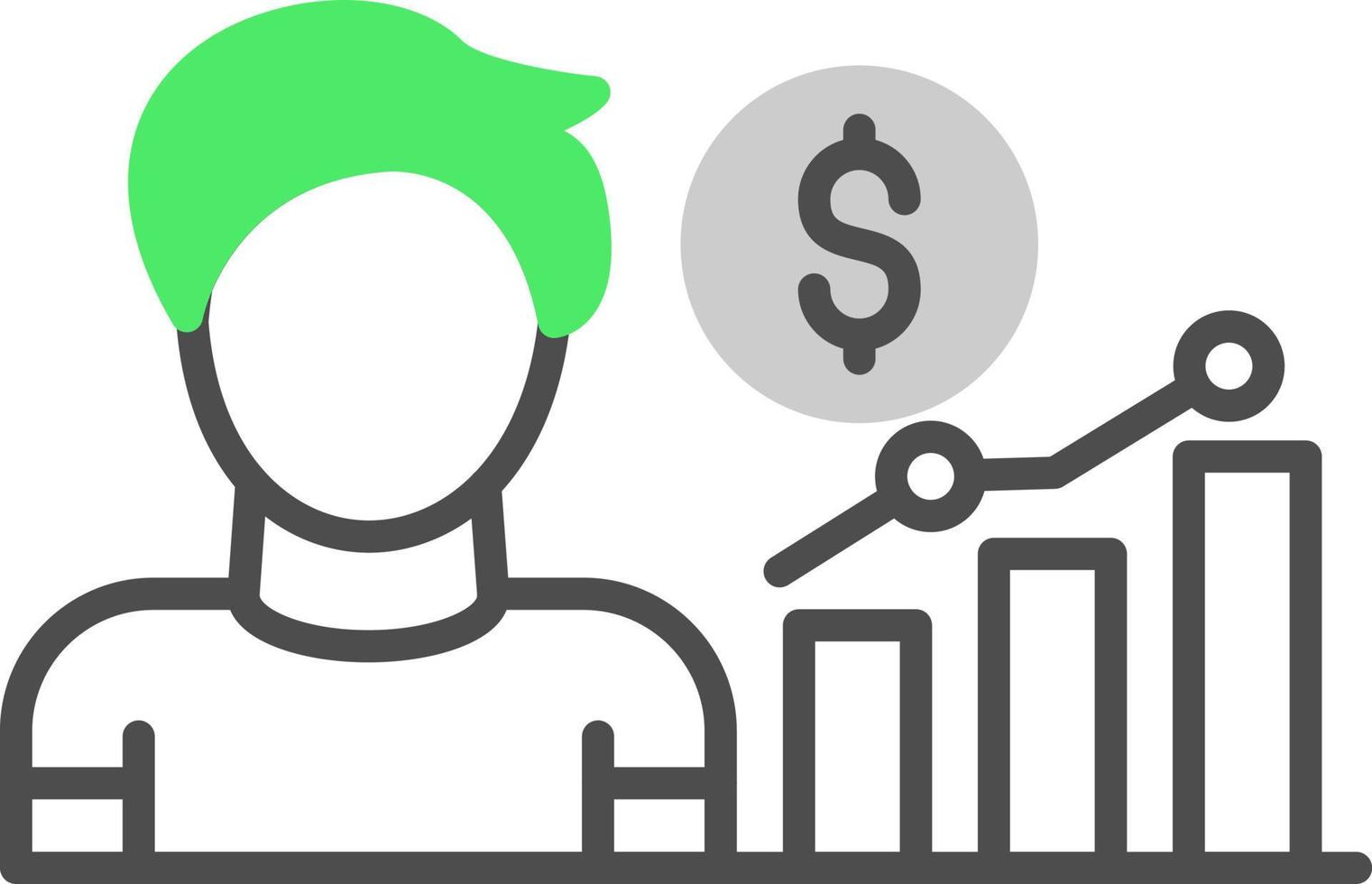 Broker Creative Icon Design vector