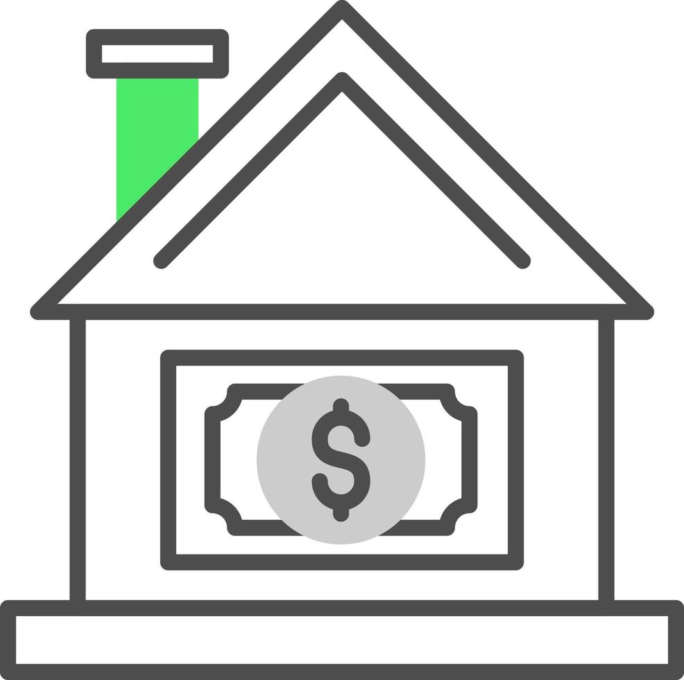 House Price Creative Icon Design vector