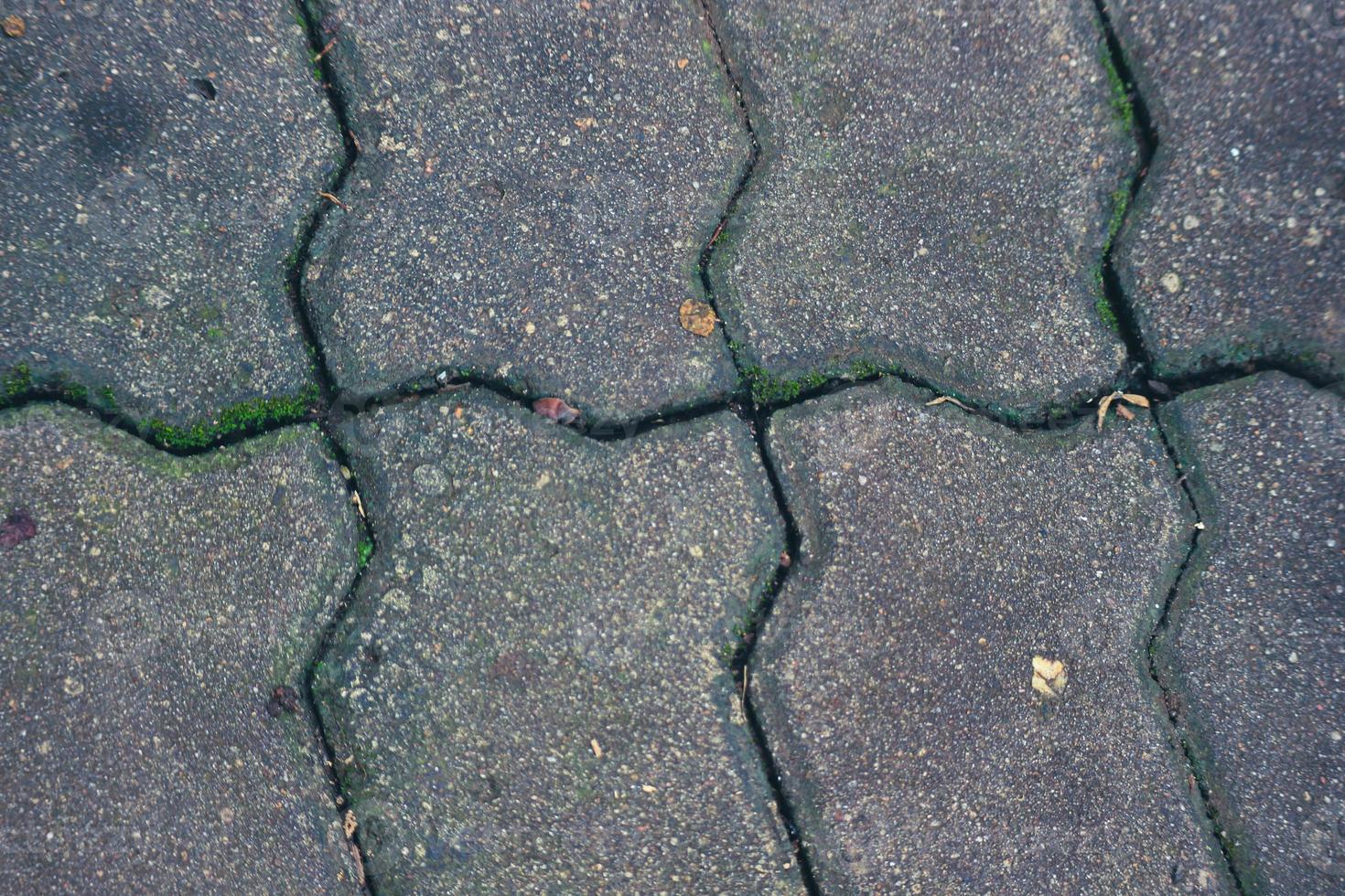 This is a pattern of paving blocks photo