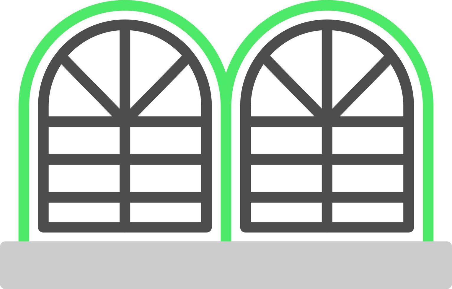 Window Creative Icon Design vector