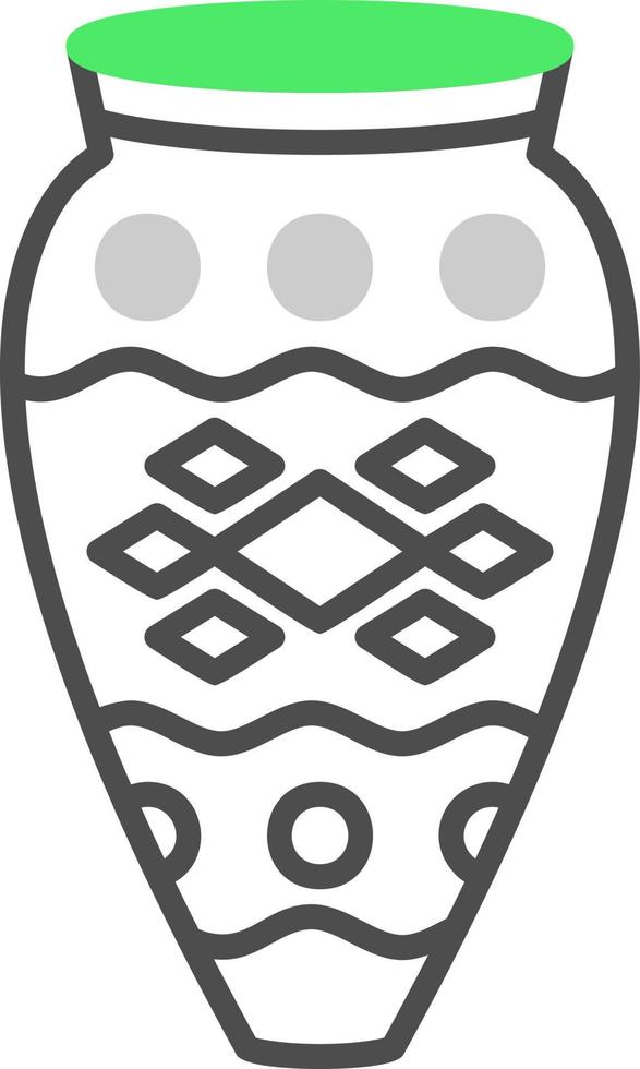 Vase Creative Icon Design vector