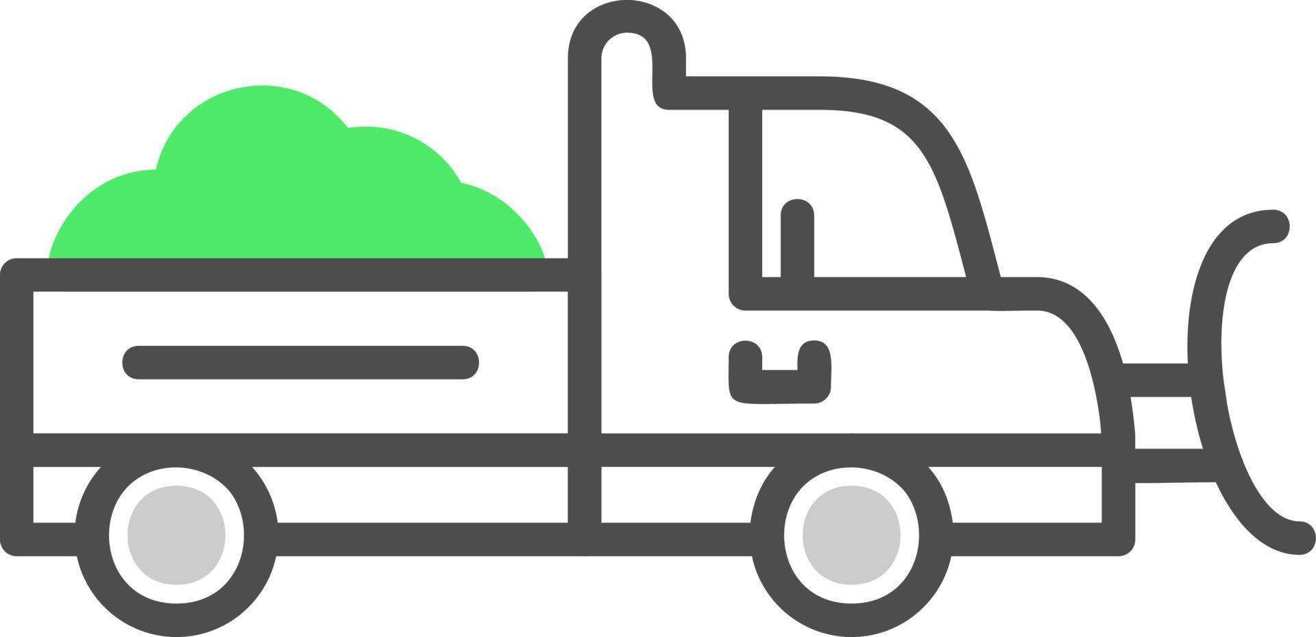 Snowplow Creative Icon Design vector