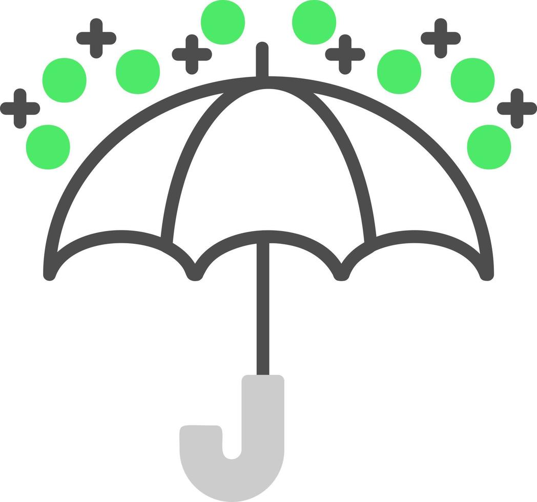 Umbrella Creative Icon Design vector