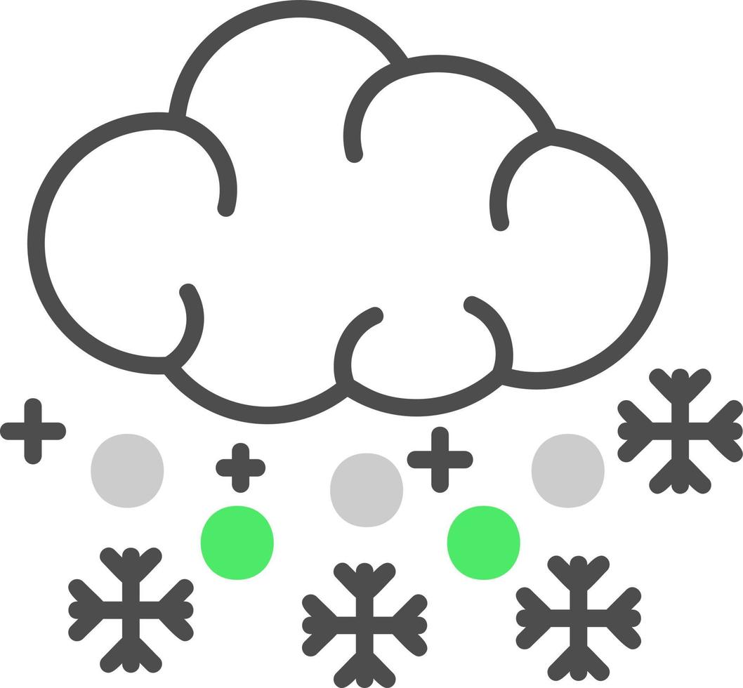 Snow Creative Icon Design vector