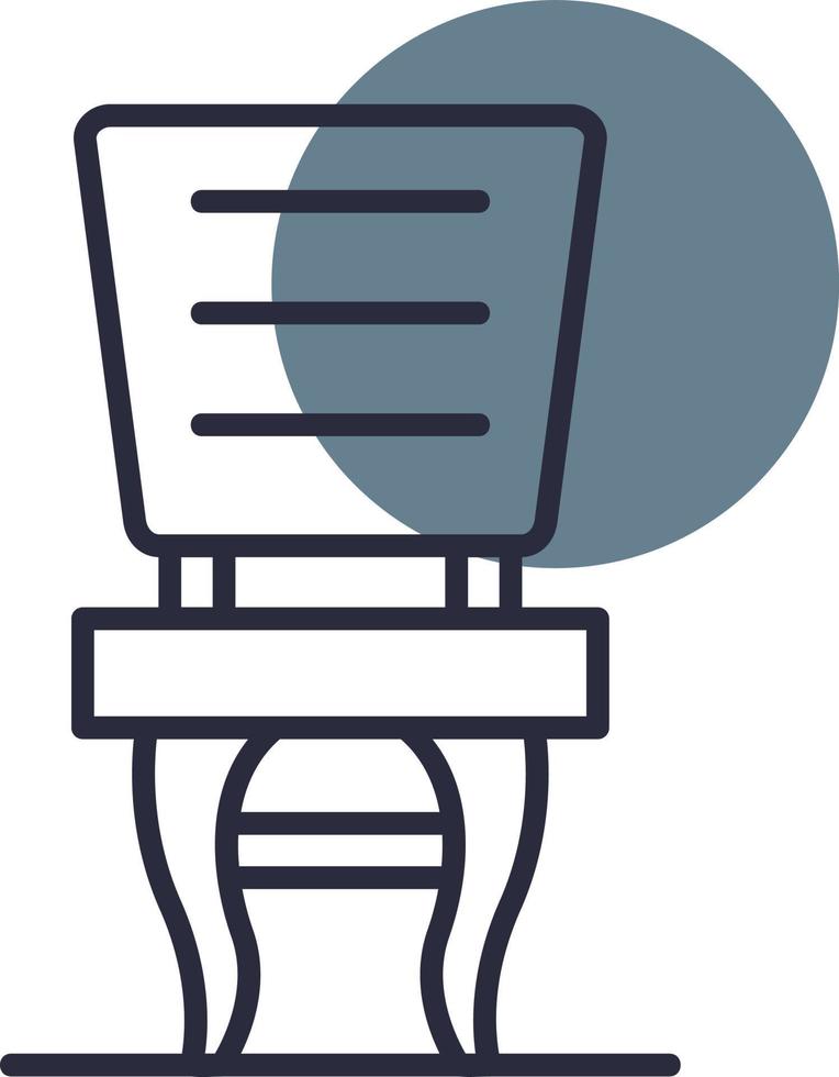 Chair Creative Icon Design vector