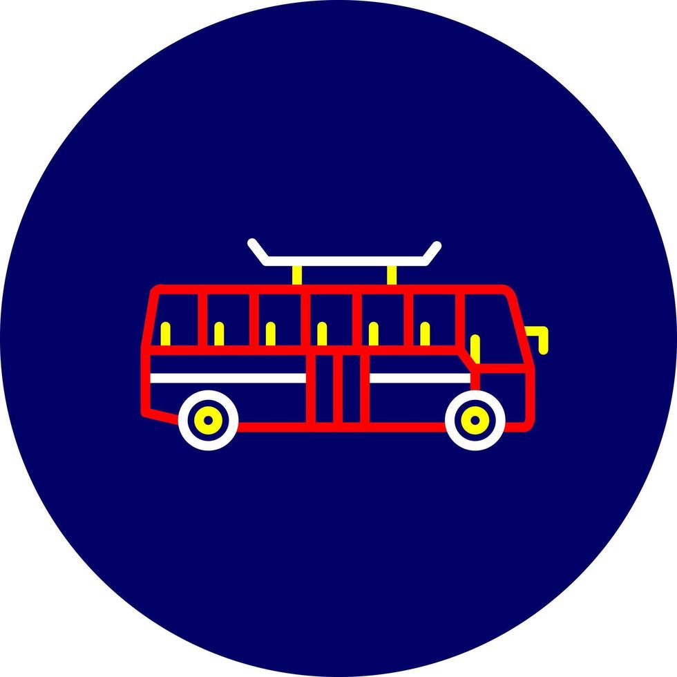 diseño de icono creativo de autobús vector