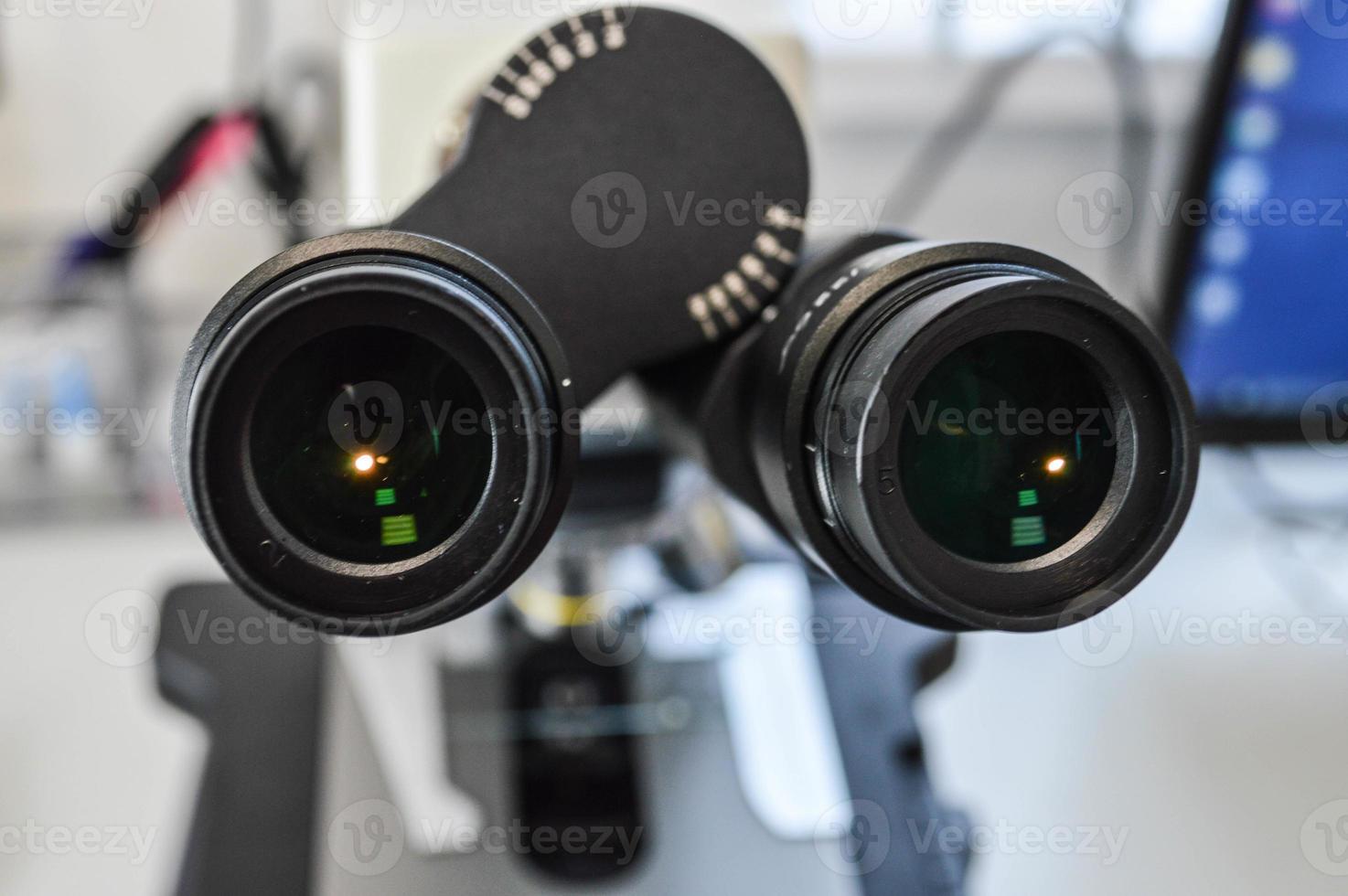 Microscope In Scientific Research Laboratory photo