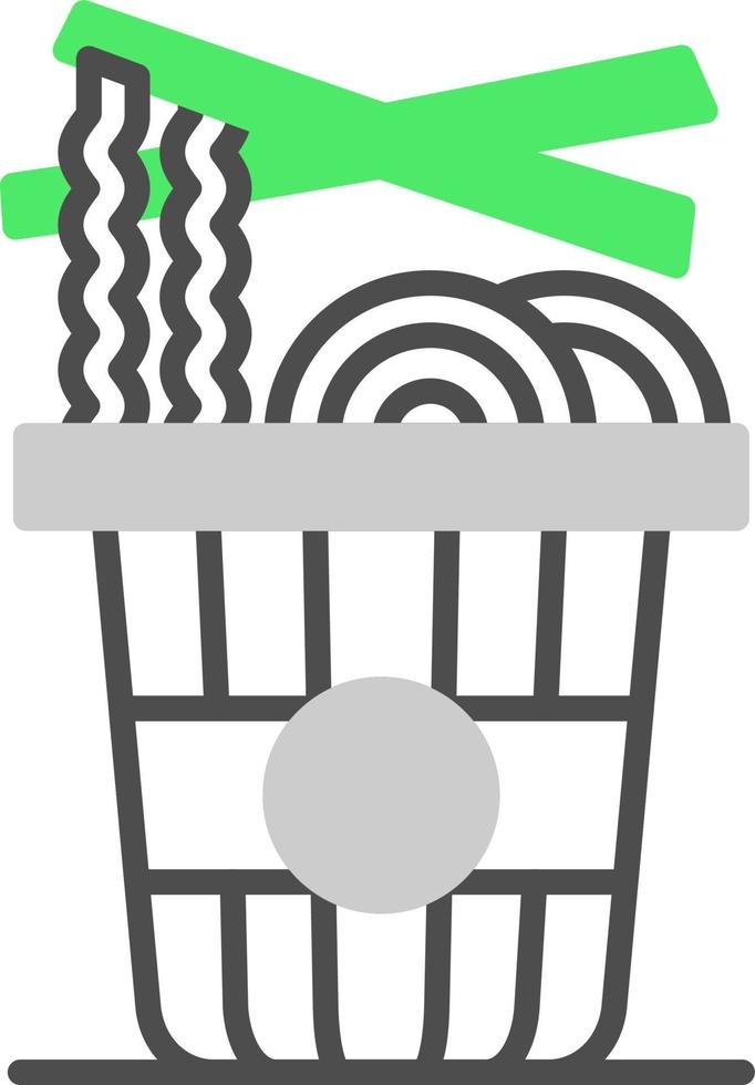 Noodles Creative Icon Design vector