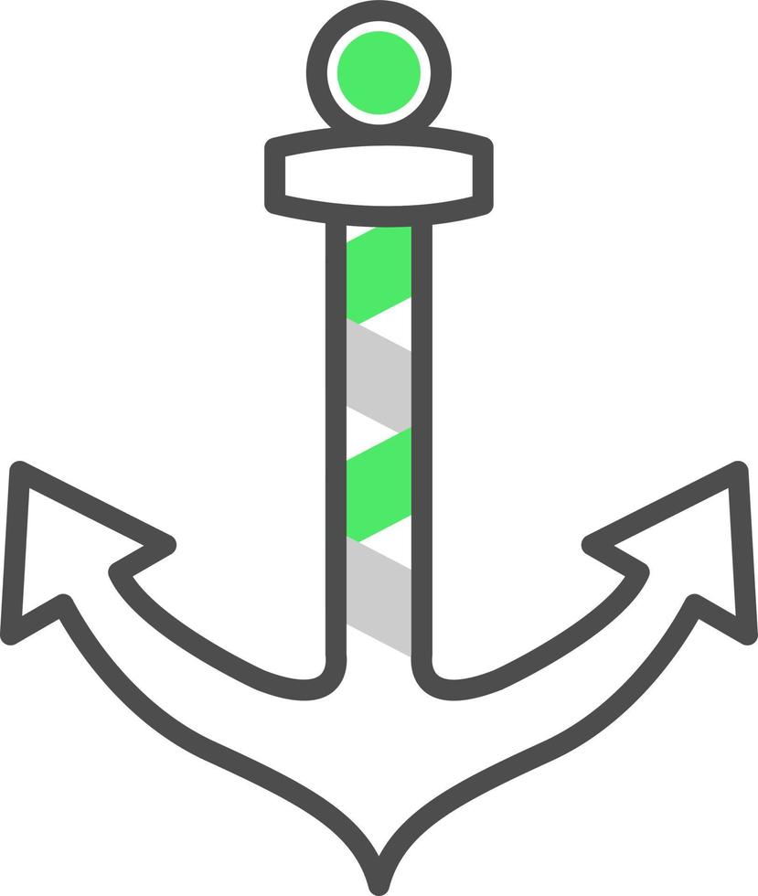 Anchor Creative Icon Design vector