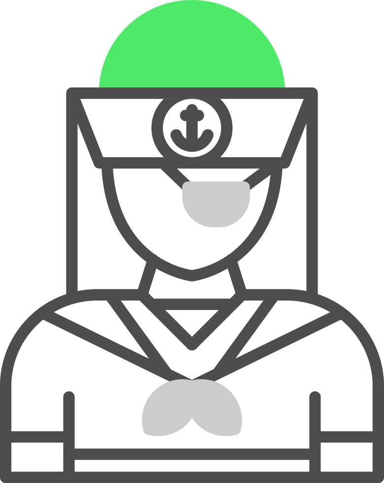 diseño de icono creativo marinero vector